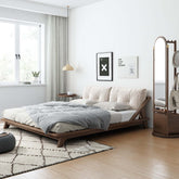 Double bed made of solid wood with tatami design for a natural and sturdy sleeping experience main product image