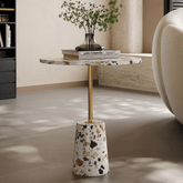 45cm terrazzo accent table with sophisticated design, perfect for home decor and easy placement main product image
