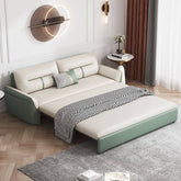 Folding leisure sofa bed with storage pocket, 71.7 inches long for versatile seating and sleeping main product image