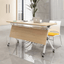Folding table and chair set designed for versatile use in dynamic office spaces main product image