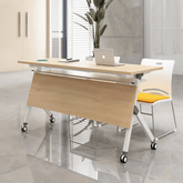 Folding table and chair set designed for versatile use in dynamic office spaces main product image