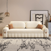 3-in-1 Sofa Bed with Space-Saving Design, Cream White Main Product Image