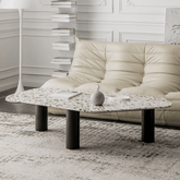 Terrazzo coffee table with contemporary design, perfect for small homes and chic office spaces main product image