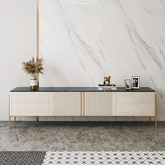Modern light luxury rectangle TV stand with sleek design and ample storage space main product image