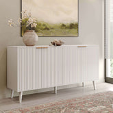 Modern sideboard buffet cabinet featuring adjustable shelves for versatile storage main product image