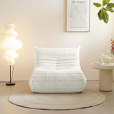 Comfortable lazy compressed foam floor couch shaped like a caterpillar, perfect as a Togo sofa chair main product image