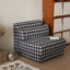 Transform Your Space with the Checkered 4-in-1 Convertible Sleeper Sofa