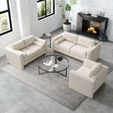 Modern modular sectional sofa available in two fabric options for customizable comfort main product image