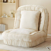 Chenille Bean Bag Lounger in White color