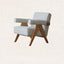 moss green arm chair enhancing interior decor