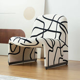 Modish cream chair in modern living room