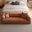 Comfortable seating on upholstered bedroom bench