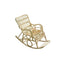 Natural wood color rocking chair
