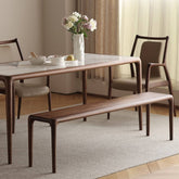 Sepia Nordic Timber Sitting Bench front view