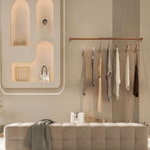 Simplistic Rectangular Solid Color Flannel Ottoman in Grey