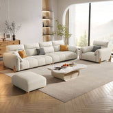 Cream sofa in modern living room