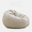 Solid Color Canvas Beanbag Chair in Orange