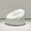 Solid Color Cotton Blend Bean Bag Chair in White