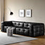 Trendy ink sofa in stylish home decor