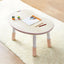 Adjustable Kids Writing Desk with Chair – Wood Top & Colorful Acrylic Base
