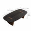 Ash Veneer Coffee Table with Sculpted Base and Oval Wabi-Sabi Silhouette Dimensions
