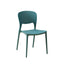 Stackable Scandinavian style plastic and acrylic side chair for dining room