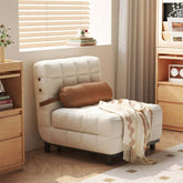 Upholstered convertible sleeper sofa bed and accent chair for versatile seating and sleeping main product image