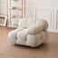 Cloud-Inspired Modular Boucle Sectional Sofa with Tufted Soft-Puff Design