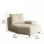 Cloudlike Modular Sofa with Textured Upholstery and Lounge-Ready Low Profile Dimensions
