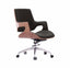 Crown Modern Ergonomic Office Chair with Faux or Genuine Leather Upholstery