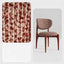 Curved Upholstered Vanity Stool with Ash Wood Frame and Retro Warmth