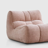 Cute Pet-Inspired Boucle Chair with Soft Chenille Fabric