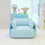 Dopamine Plush Striped Modular Sofa with Rounded Silhouette and Cloud Comfort
