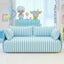 Dopamine Plush Striped Modular Sofa with Rounded Silhouette and Cloud Comfort