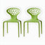 Nordic acrylic dining chair with armrest and backrest, featuring transparent acrylic legs