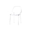 Armless acrylic side Parsons dining chair for indoor home use