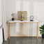 Elegant Nordic Stone Top Console Table Main Product Image