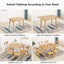 Expandable Oak Dining Table With Rotating Top