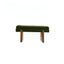 French Vintage Solid Wood Fabric Bench with Tailored Cushion Layers