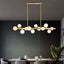 Gold 12-Light Modern Globe Kitchen Island Pendant Light Main Product Image