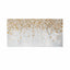 Handcrafted Mother of Pearl Wall Art, Gold Shell Collage Landscape Panel
