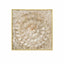 Handmade Mother of Pearl Wall Art with Radiant Layered Floral Relief