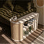 Japandi Sisal Cat Scratcher Side Table With Tiered Storage