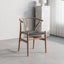 Light Walnut Modular Dining and Office Chair Series with Cane and Wood