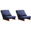 Mid-Century Modern Slipcovered Convertible Accent Chair