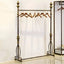 Modern Bronze Metal Hall Tree with Drawer and Coat Rack