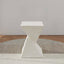 Modern Geometric End Table with Monolithic Concrete Design