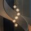 Modern Gold Balloon Design 6-Tier 6-Light Glass Chandelier Main Product Image