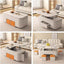 Modern Lifting Coffee Table Set With 2 Stools Main Product Image