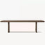 Modern Rectangular Wood & Metal Outdoor Dining Table